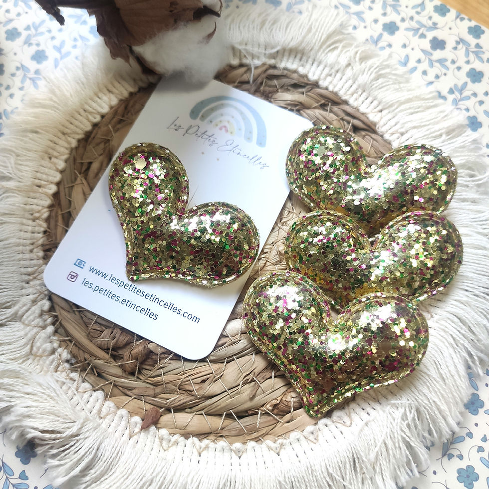 Miniature : IRIS - gros coeur paillettes