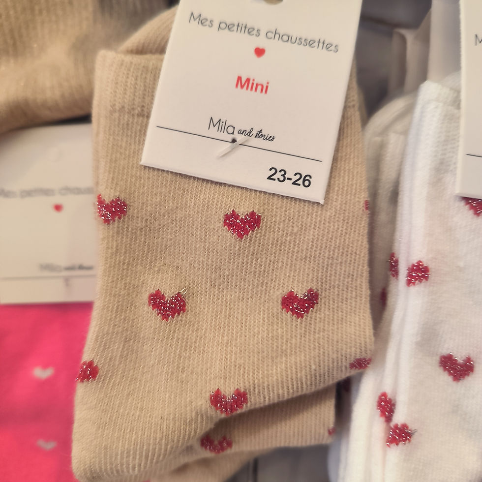 Miniature : KIDS CHAUSSETTES glitter Petits cœurs