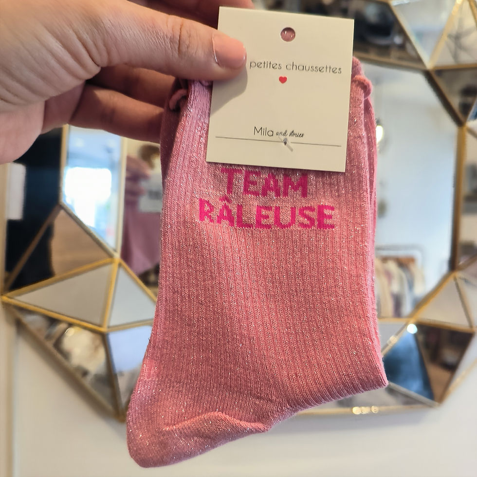 Miniature : CHAUSSETTES glitter TEAM RÂLEUSE 