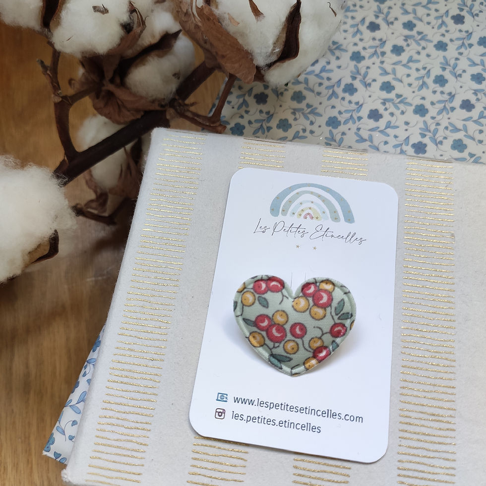Miniature : FANNY -  coeurs motifs baies