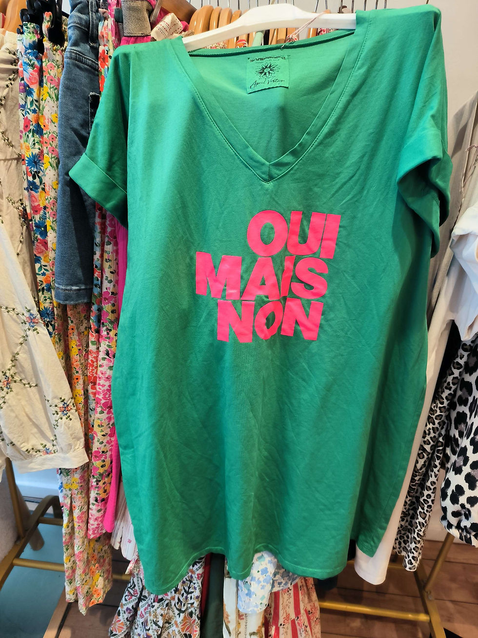Miniature : Robe t-shirt "oui mais non"
