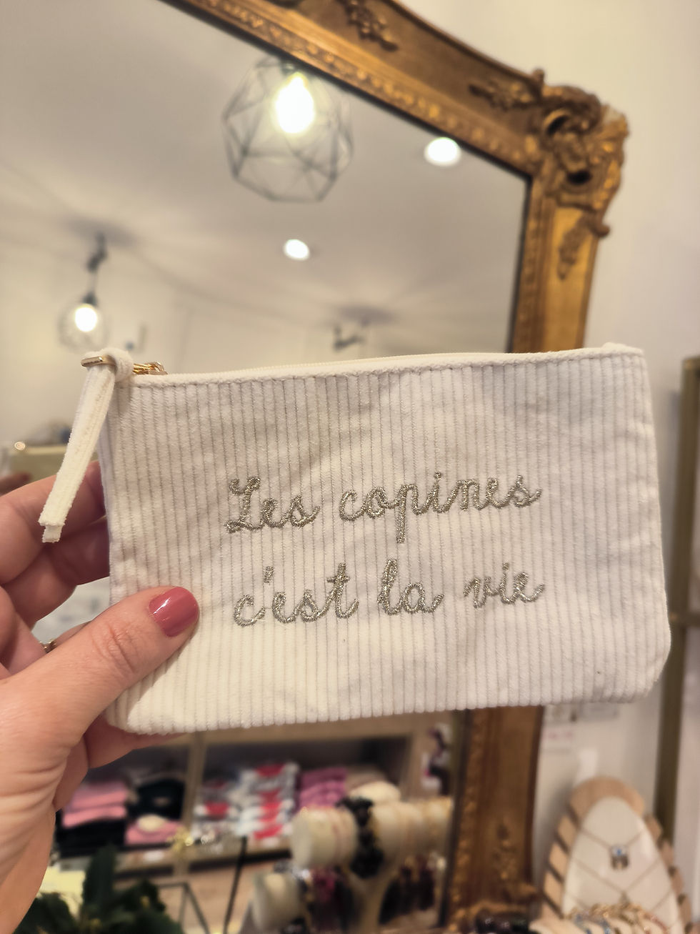 Miniature : Pochette Les Copines c'est la vie -Velours côtelé 