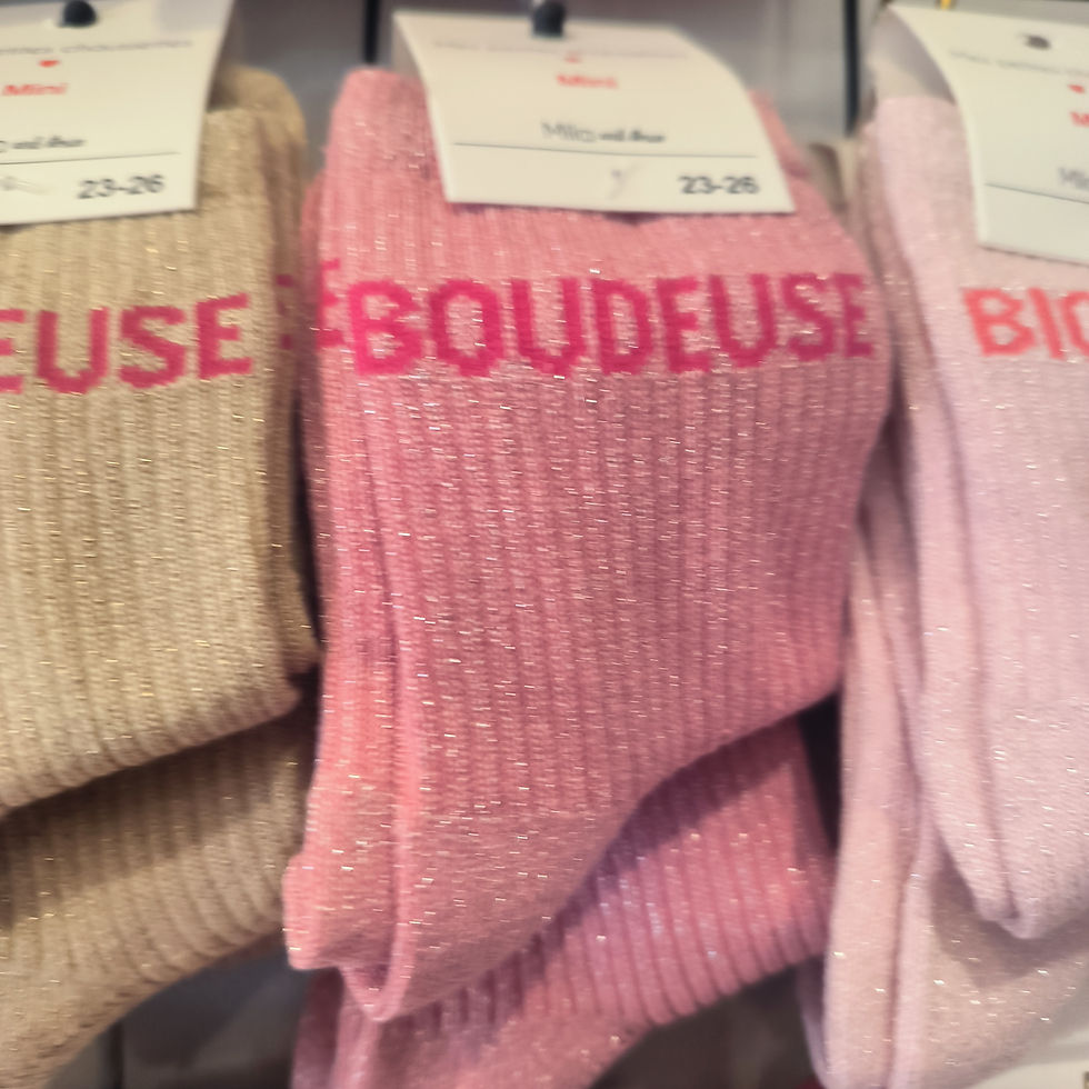 Miniature : KIDS CHAUSSETTES glitter "BOUDEUSE"