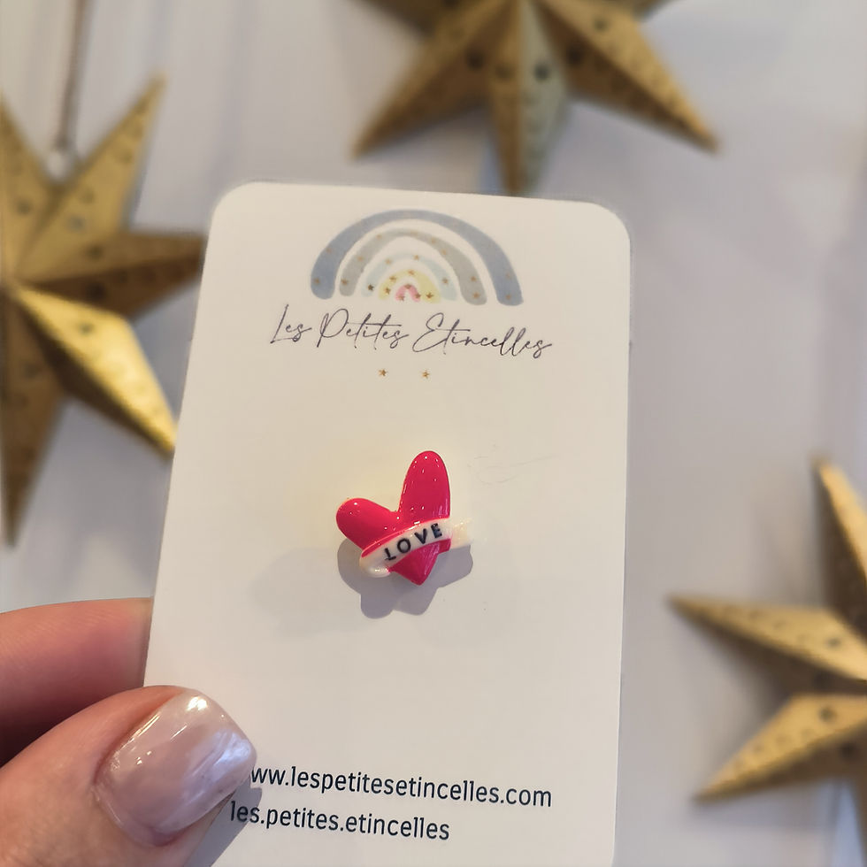 Miniature : JUST LOVE - mini pin's coeur love 