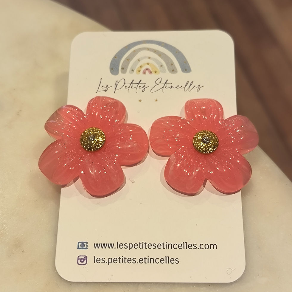 Miniature : FLEURYS- boucles d'oreilles fleurs