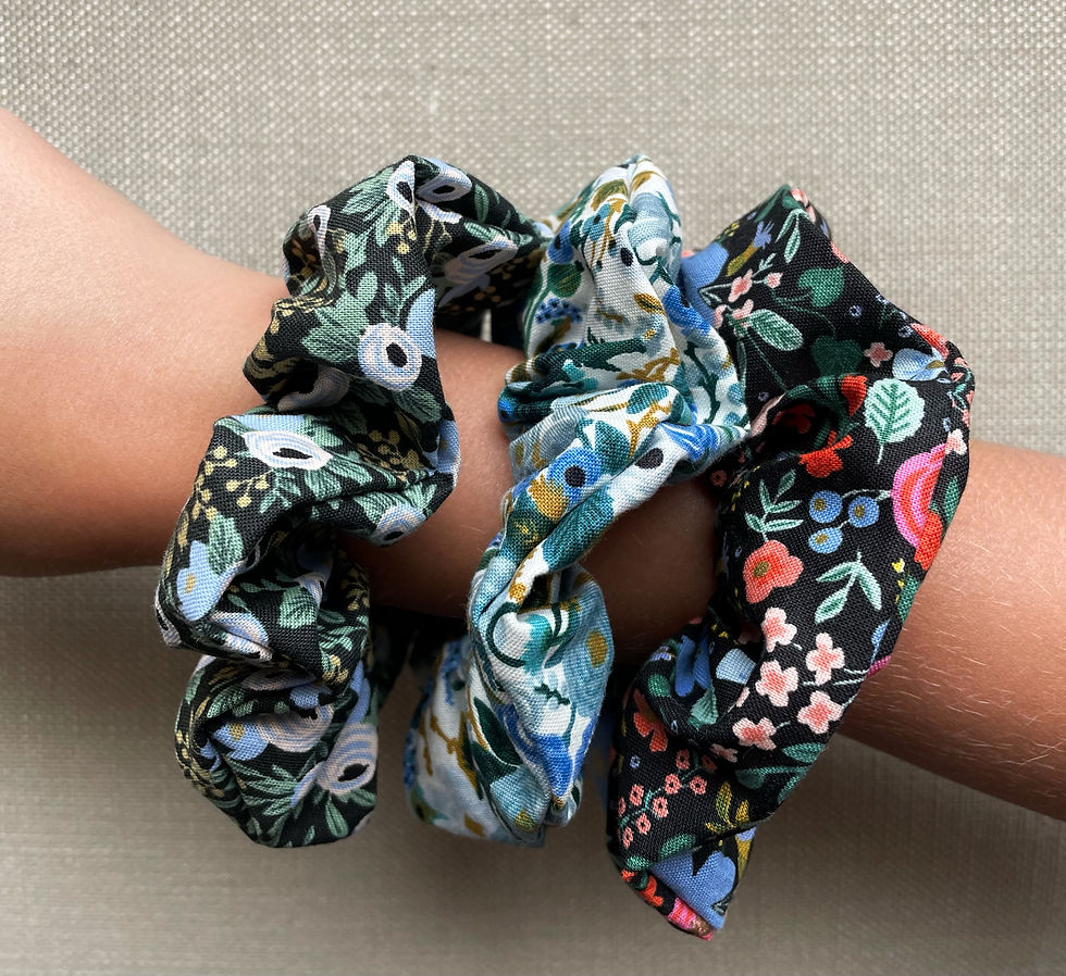 Thumbnail: Black & Blue Floral 3-Pack 