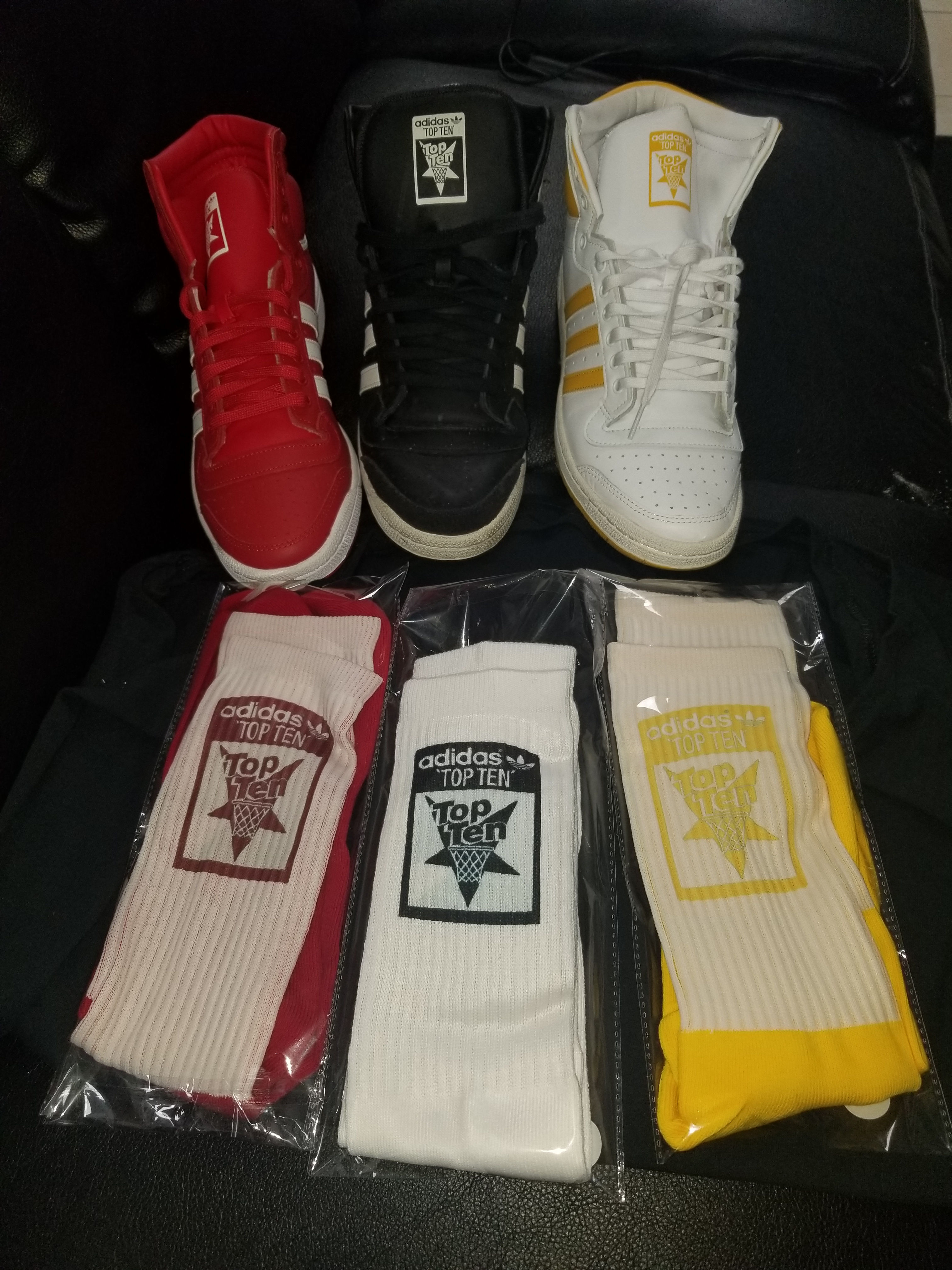 Athletic crew socks (shoes not included )