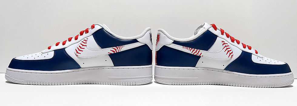 Thumbnail: Gonzaga Baseball Custom Air Force 1 Low Artwork Service
