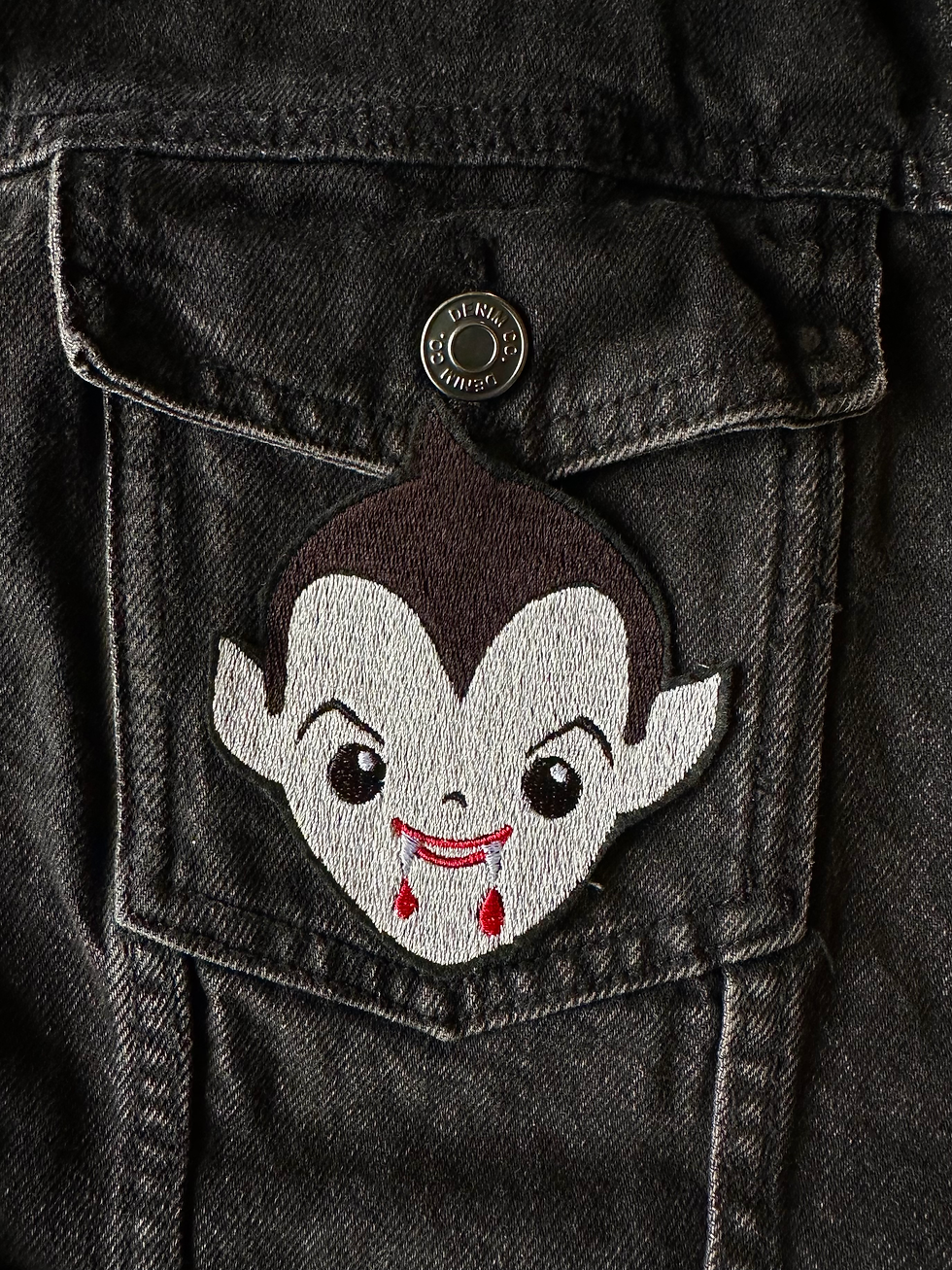 Vampire Boy Embroidered patch