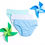 Miniatura: Cueca infantil algodão lisa basica - kit 3 unidades