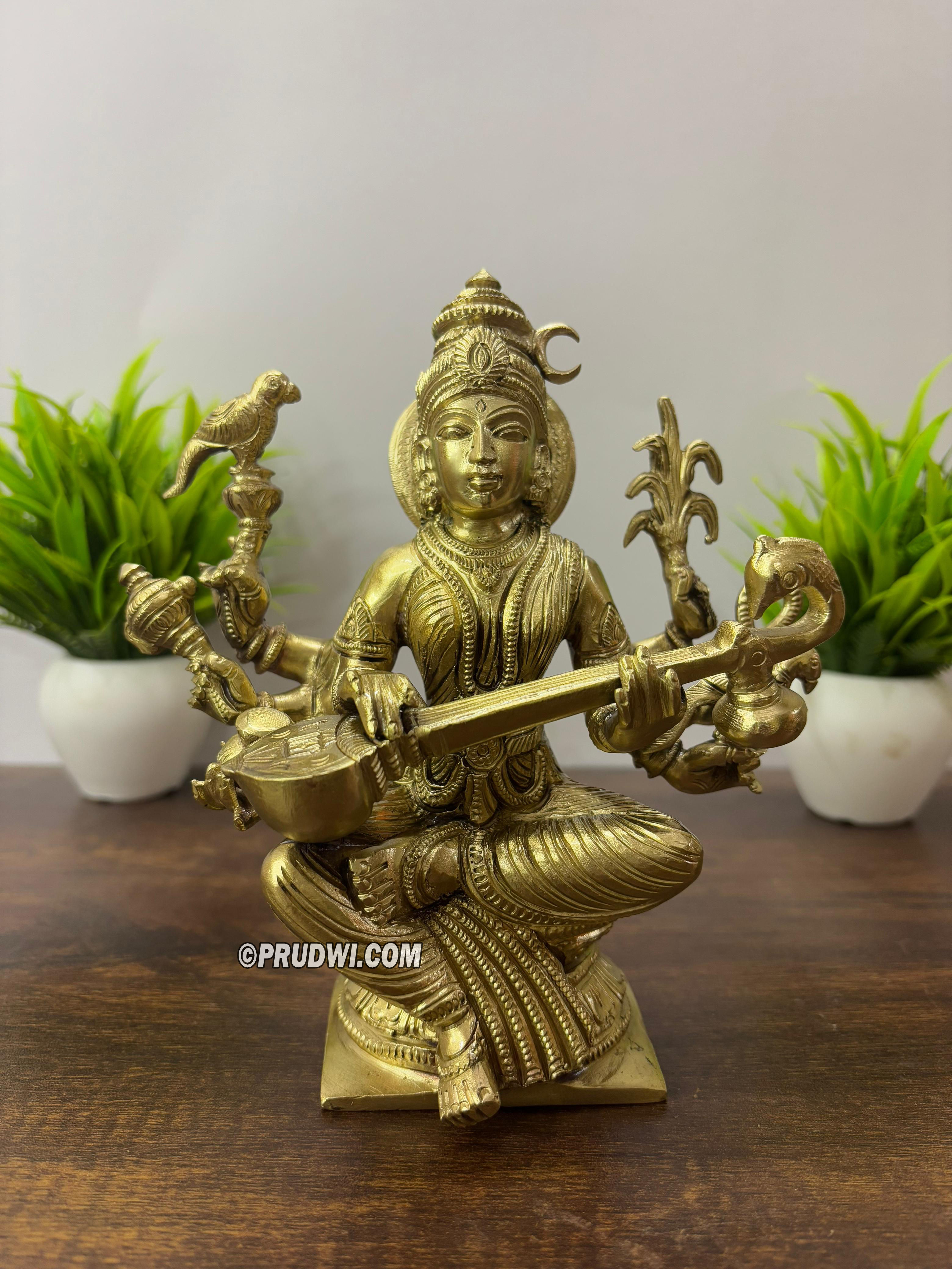 Rajashyamala devi / Raja Matangi panchaloha bronze idol