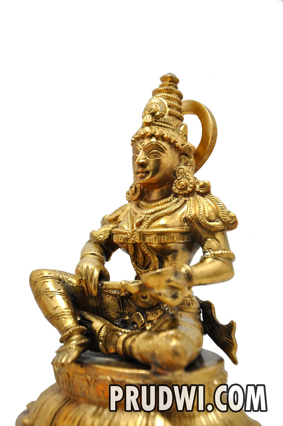 Thumbnail: Annapoorna devi bronze idol for home puja