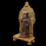 Thumbnail: Udupi Krishna copper idol with peeta prabahvali
