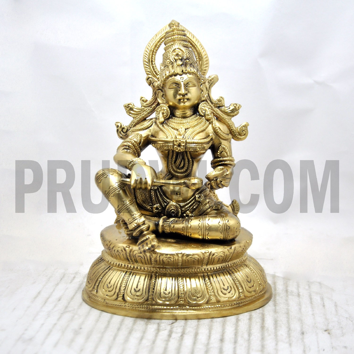 Goddess Annapoorna devi bronze statue for home puja