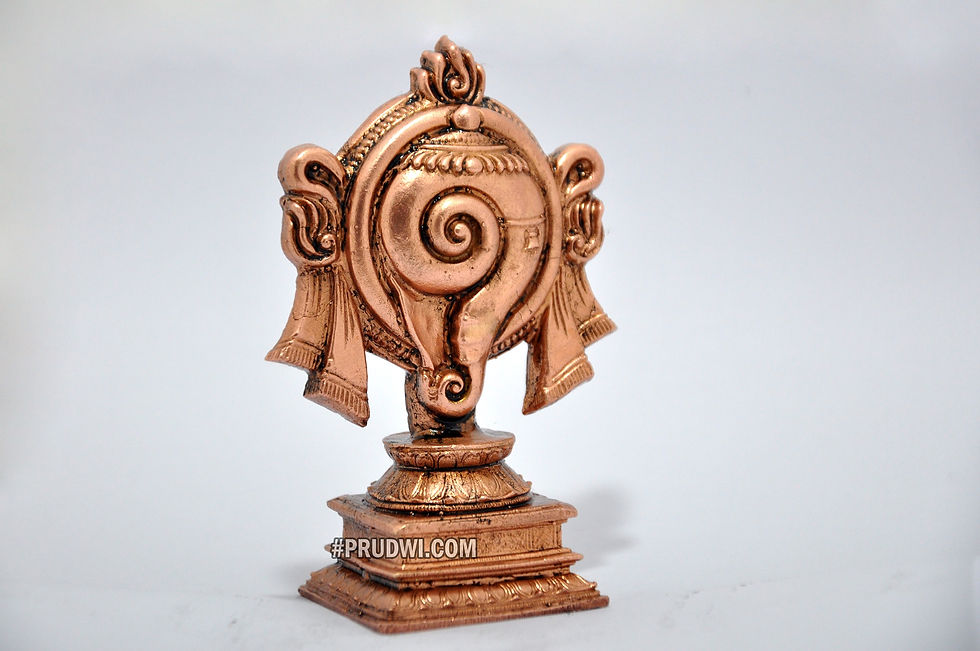 Thumbnail: Exclusive copper shank , chakra and Namam