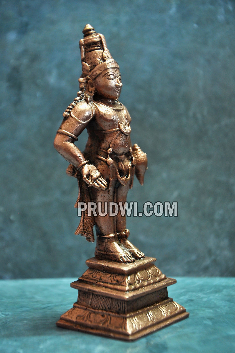 Thumbnail: Panduranga Vittala copper idol for home pooja