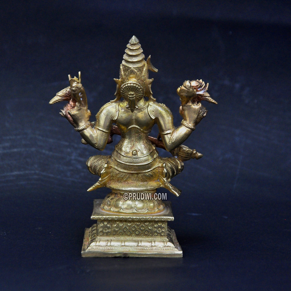 Thumbnail: Panchaloha rajashyamala devi idol for home pooja