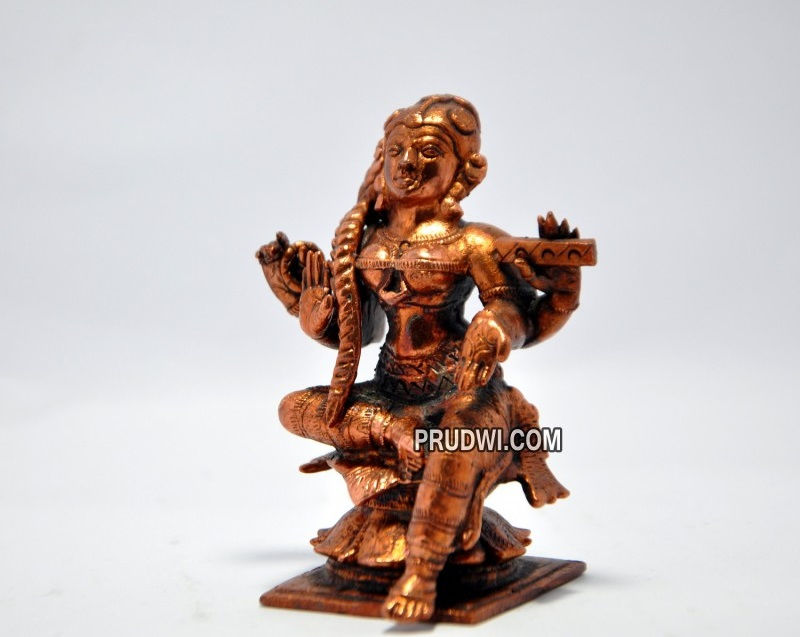 Thumbnail: Bala tripura sundari devi copper idol