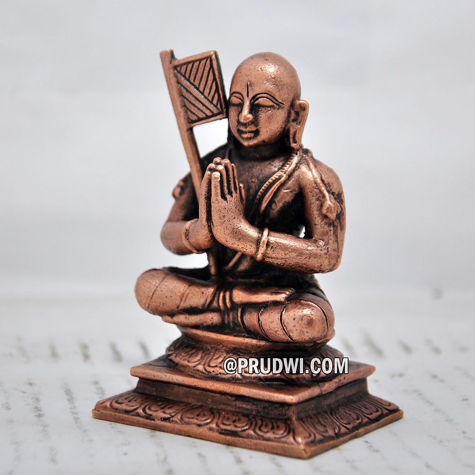 Thumbnail: Copper idol of Guru Shri Ramanuja Acharya