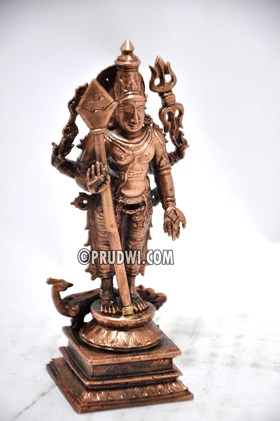 Thumbnail: Subrahmanya swamy copper idol - copper murugan idol
