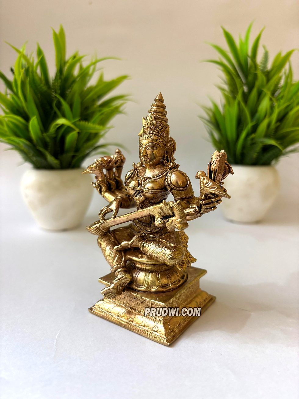 Thumbnail: Panchaloha rajashyamala devi idol for home pooja