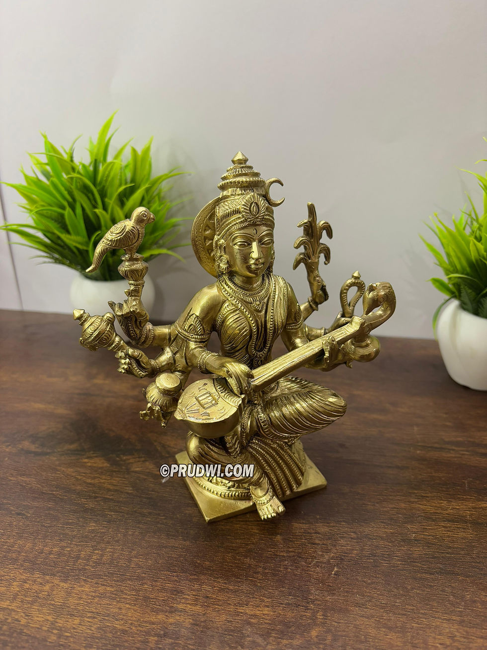 Thumbnail: Rajashyamala devi / Raja Matangi panchaloha bronze idol