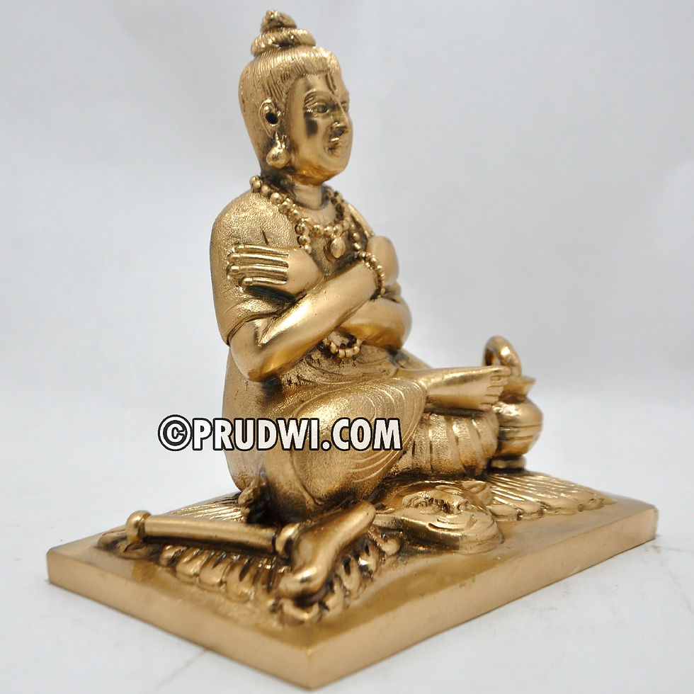Thumbnail: Sripada Srivallabha swamy statue made of bronze by prudwi arts and crafts