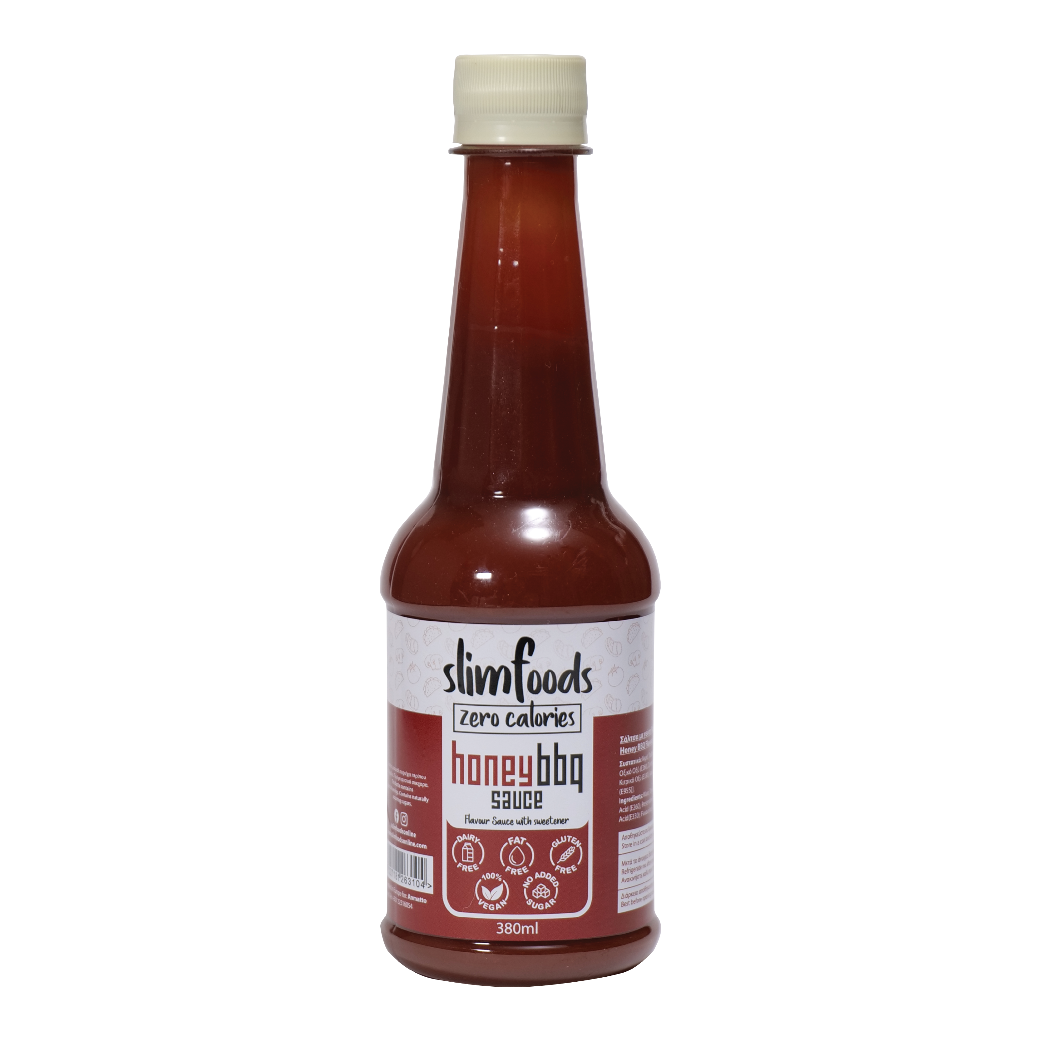 Slimfoods - Honey BBQ Sauce 380ml