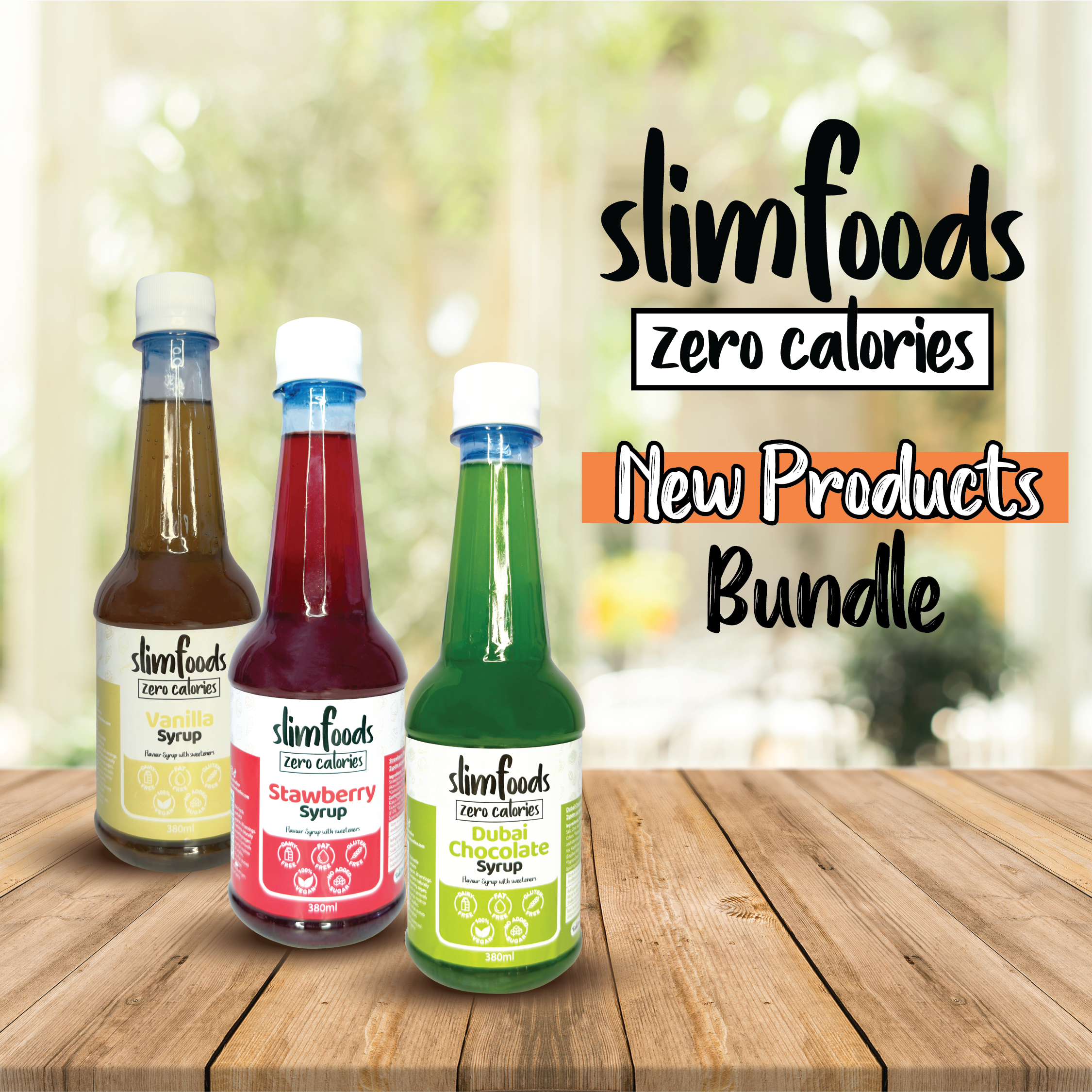 New Slimfoods Syrup Bundle
