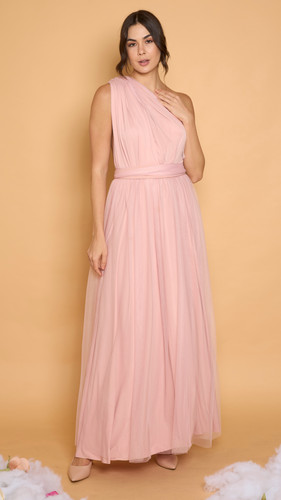 Infinity Tulle Dress Infinity Gown With Tulle Overlay