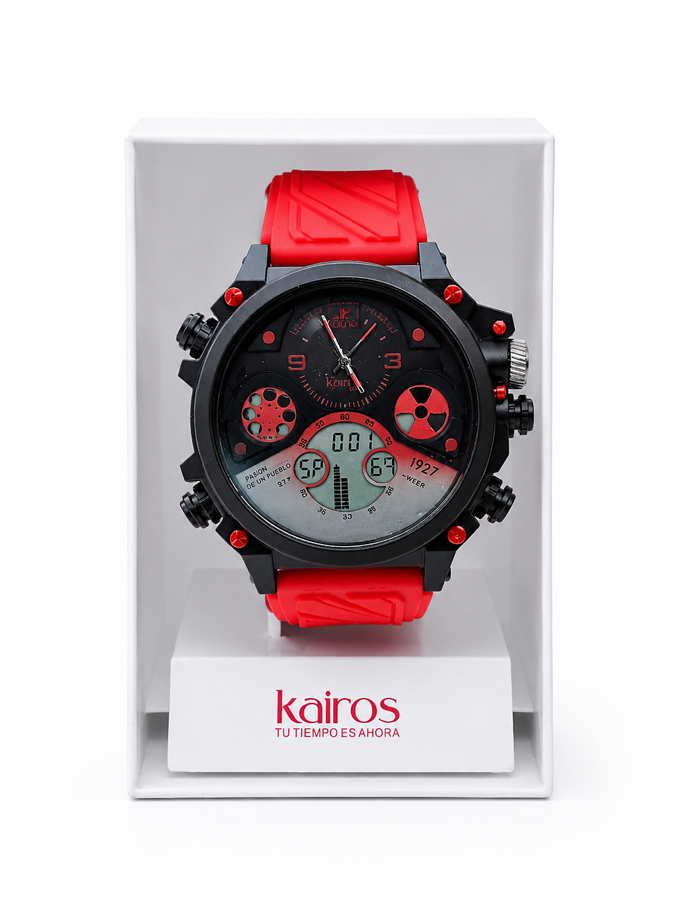 Miniatura: Reloj Kairos oficial de América de Cali Pulso Rojo AME2330-3B
