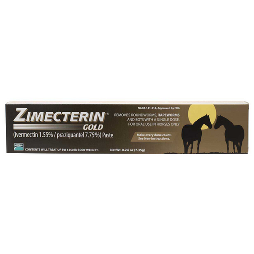 Zimecterin Gold Paste Horse Wormer widdesfeedfarmsupply