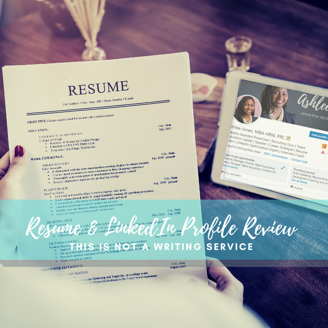 Resume & LinkedIn Profile Review and Feedback