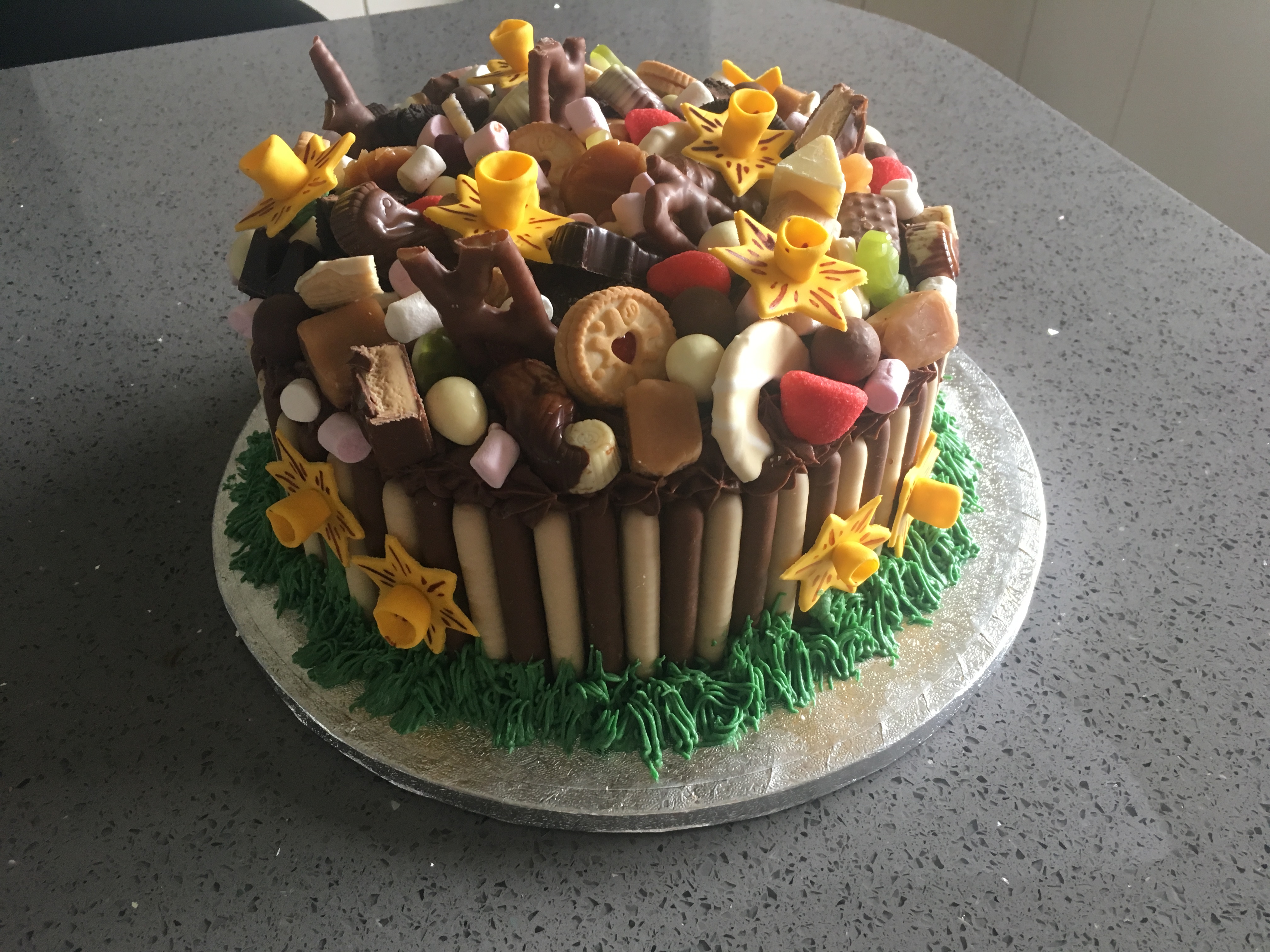 Spring Themed Chocolate Cake