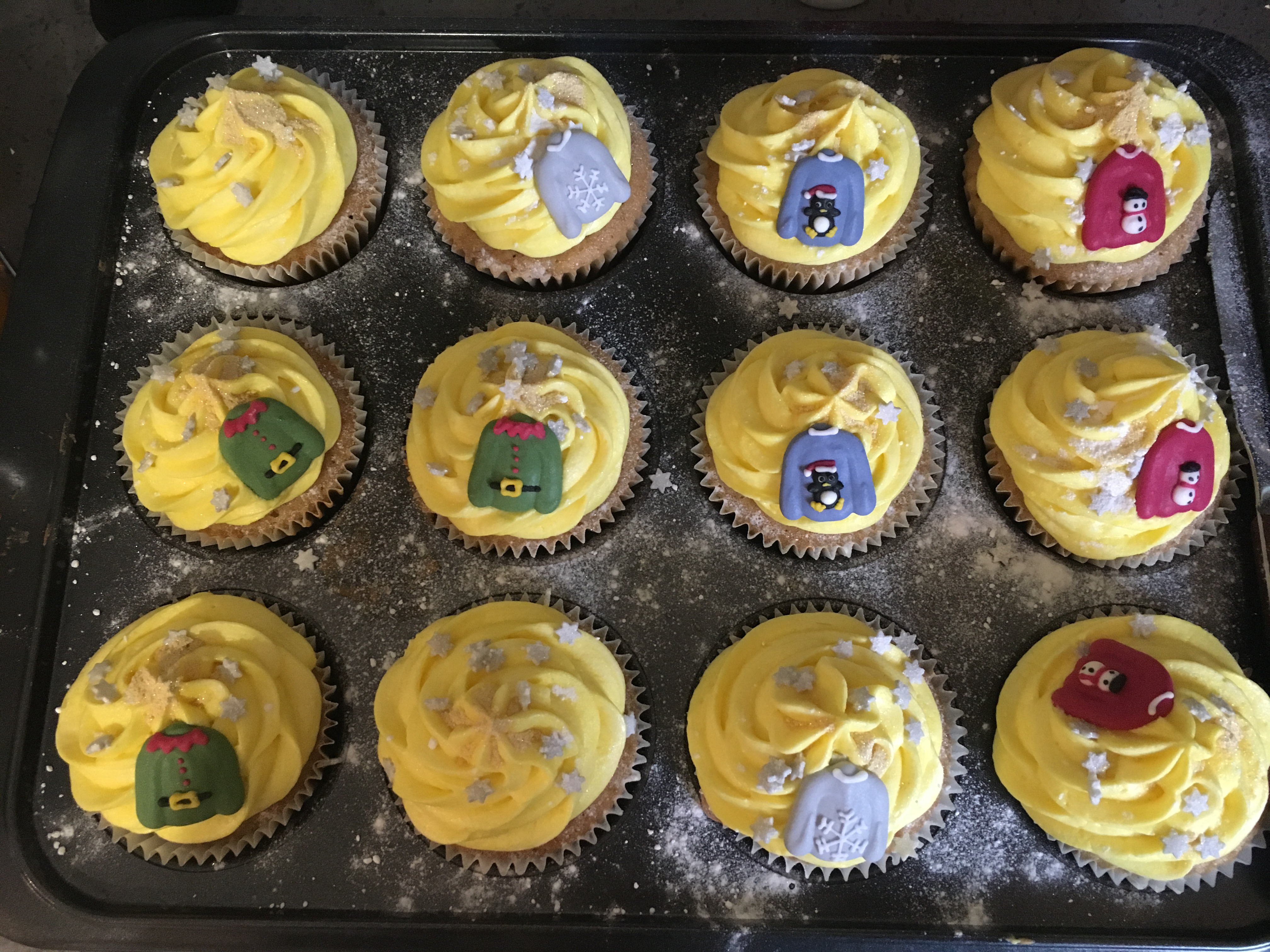 Mince Pie Filled Christmas Cupcakes