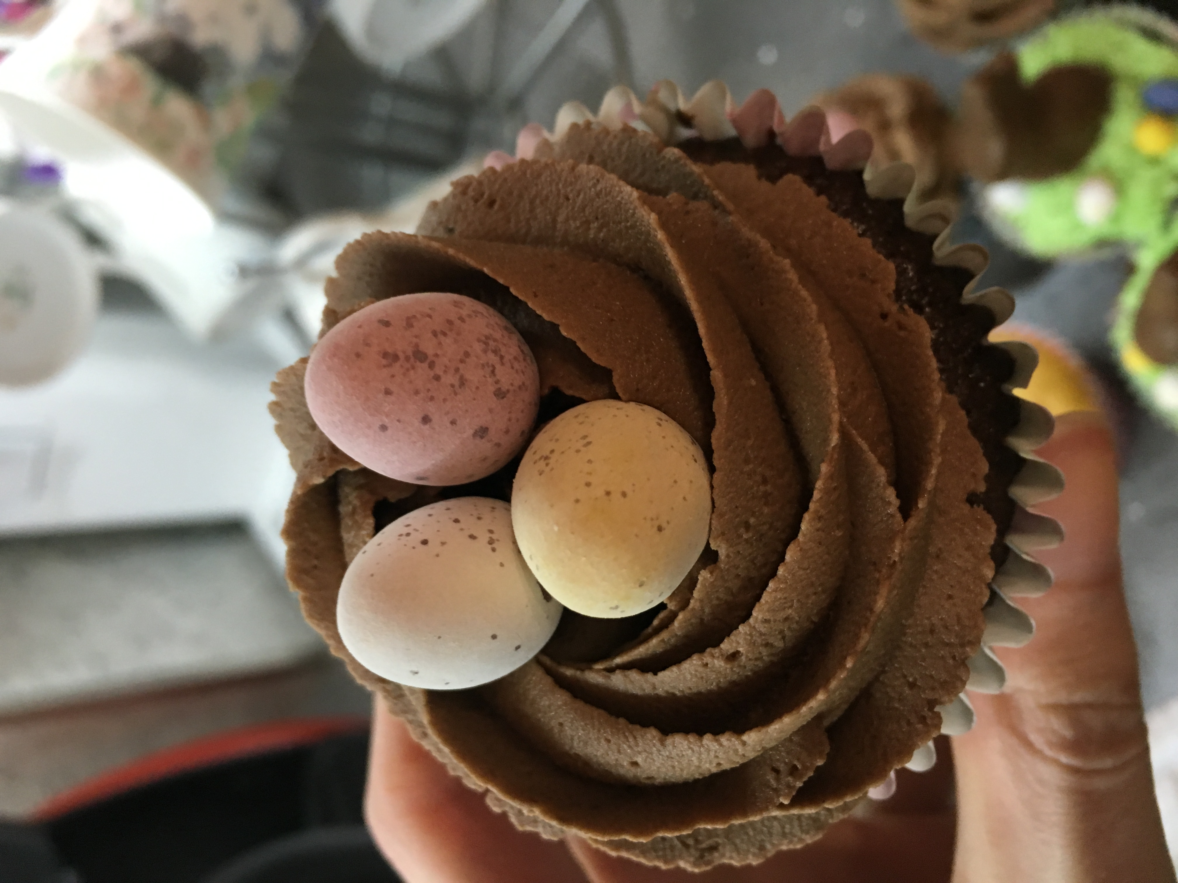 Chocolate Egg Cupcake