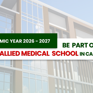 Conceptual social media carousel promoting allied medical courses through a clear, readable layout and cohesive visual structure to communicate key information effectively. Created as a portfolio study and not affiliated with or endorsed by any institution.