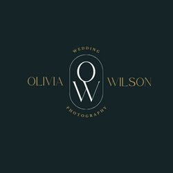 Brown & white restaurant logo