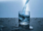 Clean water cup from installed water filter