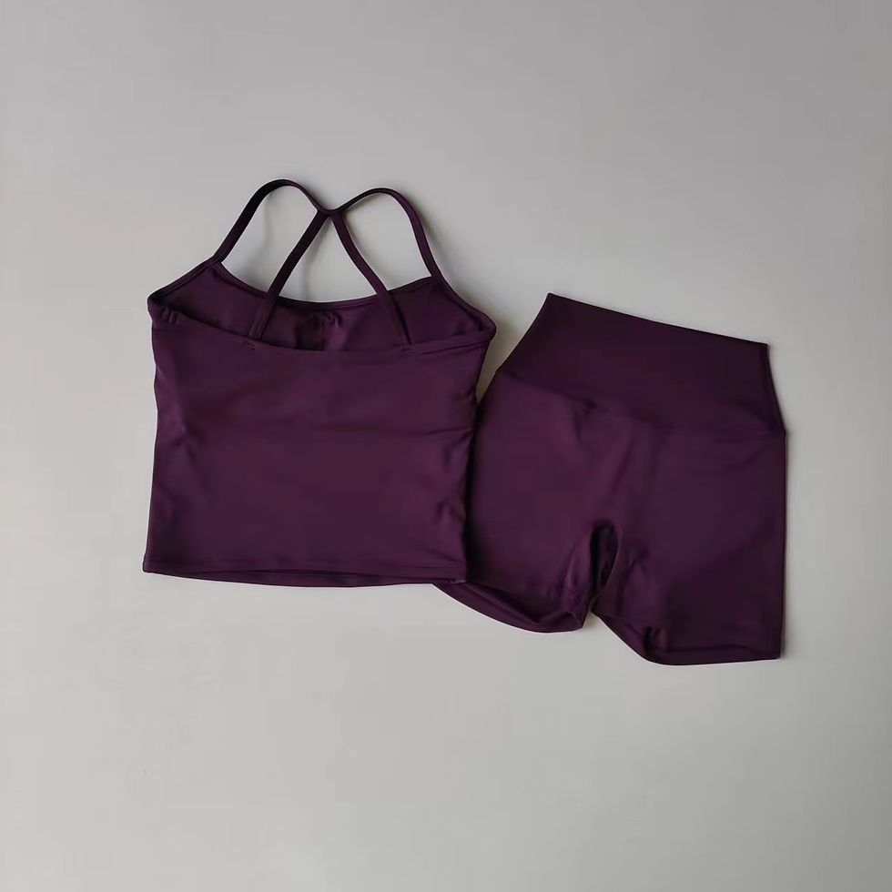 Thumbnail: 2PCS Gym Fitness Medium-intensity Sports Vest Beauty Back Yoga Suit Sports Bra W