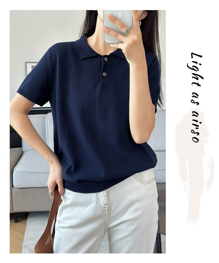 Thumbnail: Camisa Polo Feminina 100% Algodão Ytfidio – Estilo, Conforto e Elegância