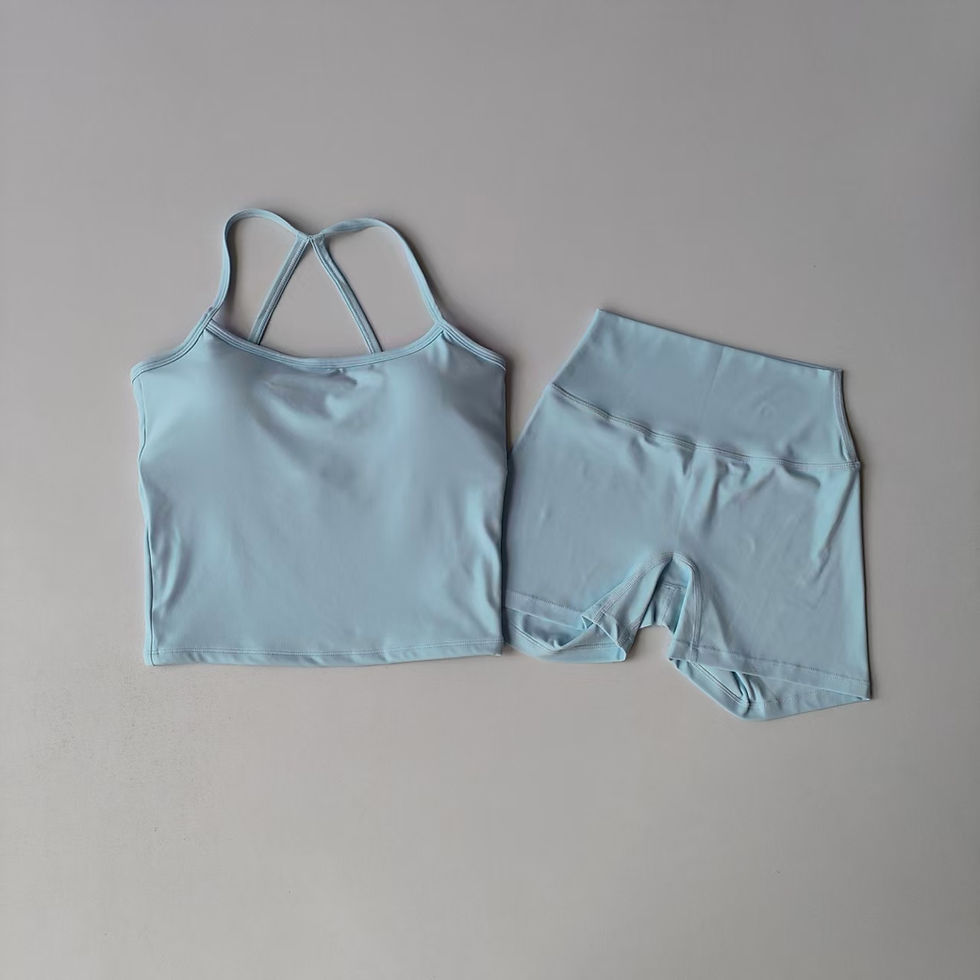 Thumbnail: 2PCS Gym Fitness Medium-intensity Sports Vest Beauty Back Yoga Suit Sports Bra W