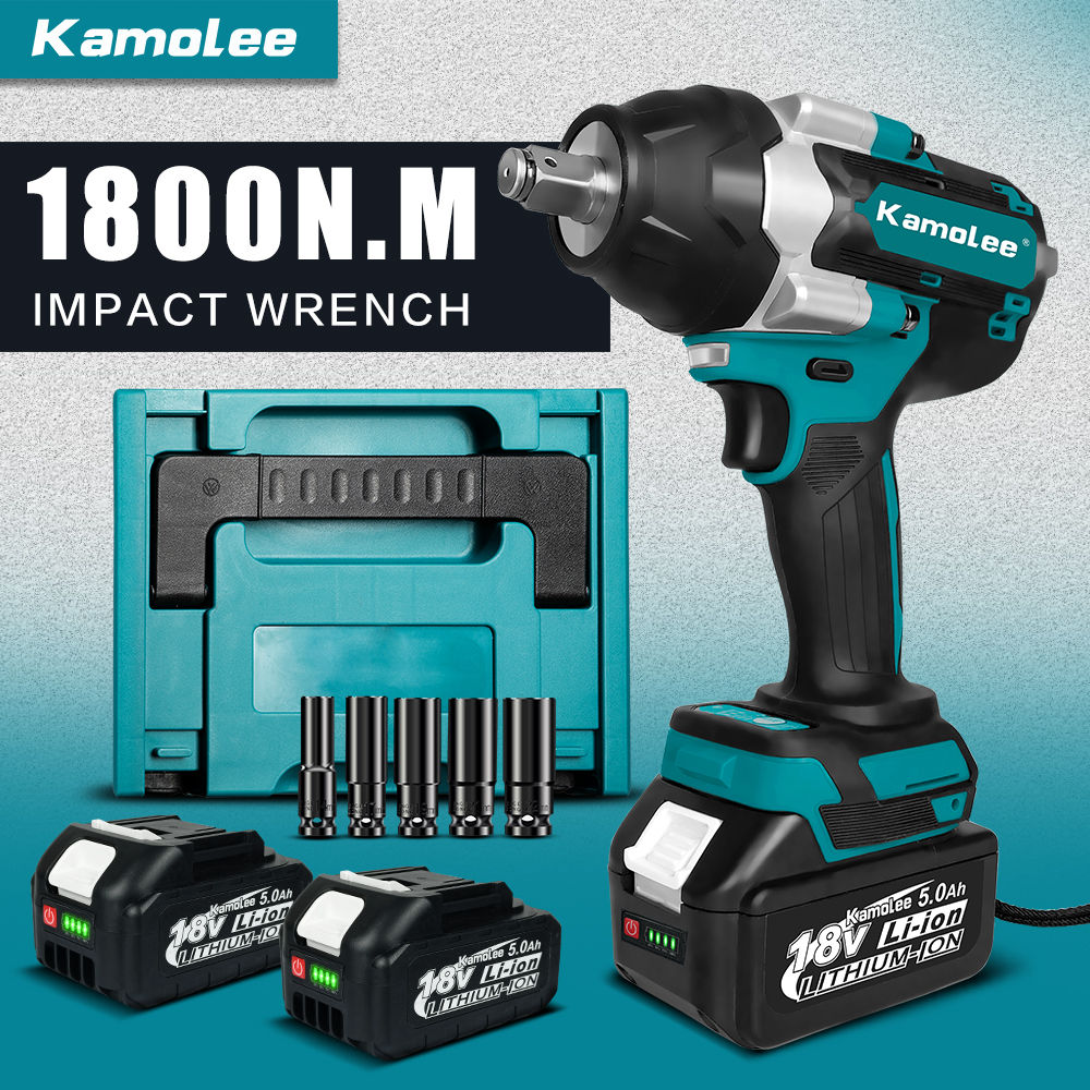 Chave de Impacto Sem Fio 1800Nm – Furadeira/Parafusadeira Elétrica