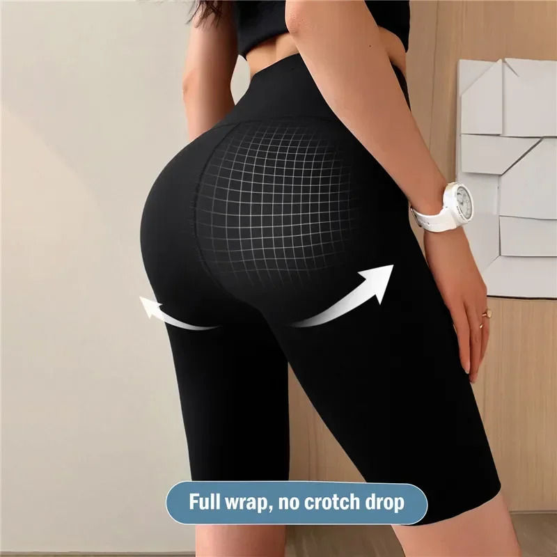 Thumbnail: Short Feminino Fitness de Cintura Alta – Treino, Yoga e Corrida