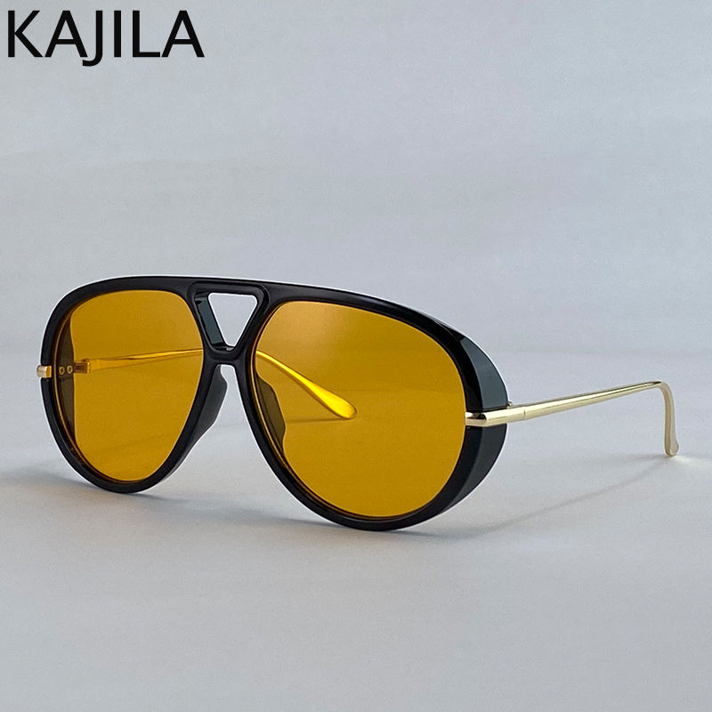 Thumbnail: Óculos de Sol Feminino Oversized Estilo Aviador
