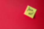 Join us symbol. Concept word Join us on orange steaky note. Beautiful red background. Busi