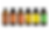 Multiple bottles of emulsion flavors