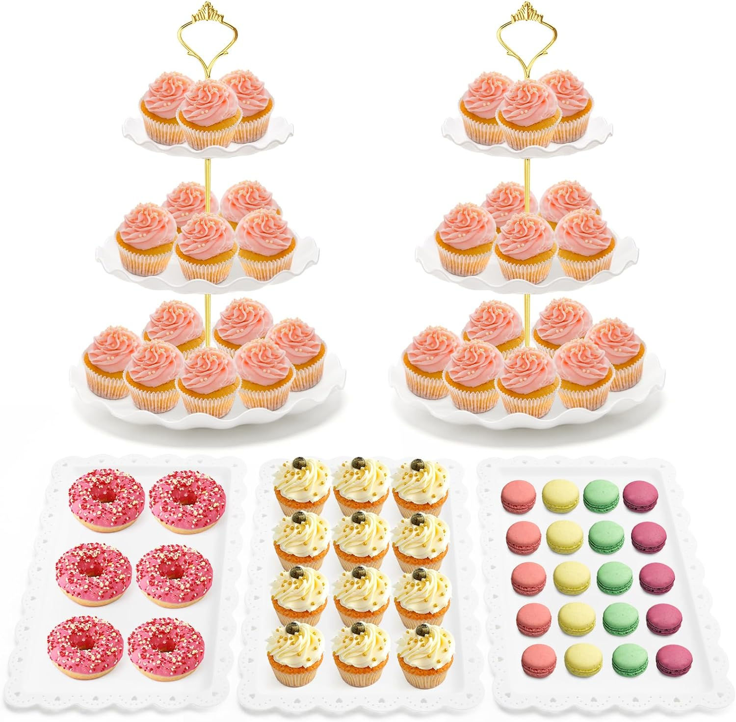 Dessert / Cupcake Stands with Trays
