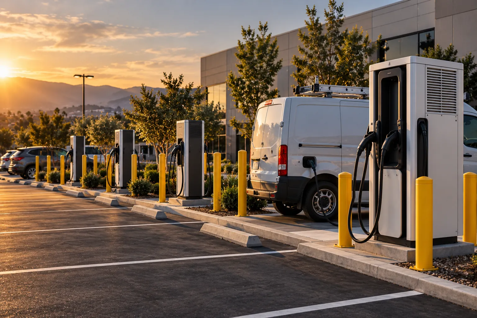Commercial EV chargers