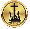 Emmanual Praise Fellowship logo: gold cross, figures